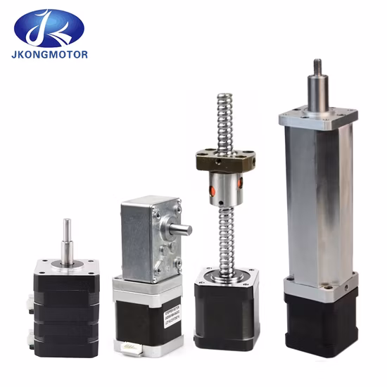 Ventas de fábrica precio bajo T8/T5/T10 tornillo de rosca trapezoidal lineal NEMA 8/11/14/17/23/24/34 motor paso a paso con tornillo principal 0,9/0,8 grados